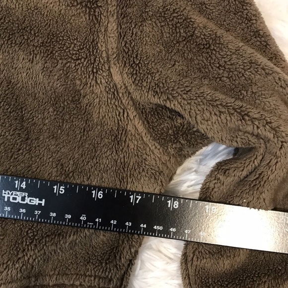The North Face Brown Fuzzy Zip Up Jacket - Picture 8 of 9